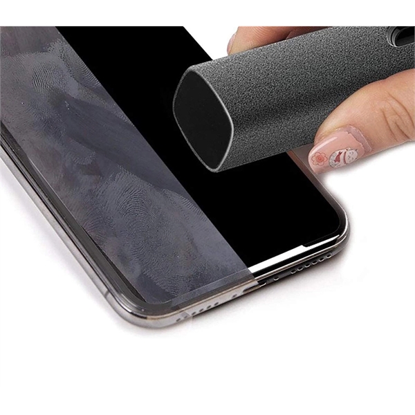 3.62" x 1.18" x 1.18" plastic screen cleaner spray holder with... from ASI 37218 Athena Promo (tm)