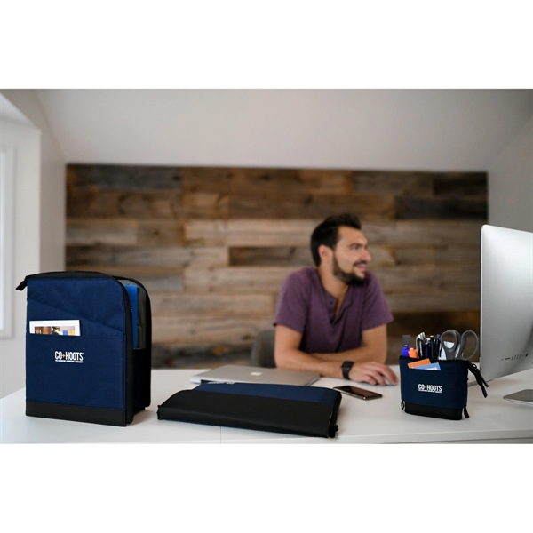 Mobile pencil case with zippered main compartment, fully lined interior, front... from ASI 56070 Gemline / Gemline®