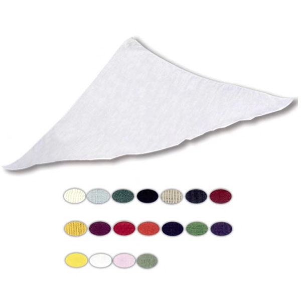 Blank, triangular rally flag, 14" x 14" x 18".... from ASI 68707 Marathon Mfg & Supply Co.