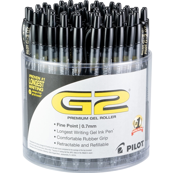 American's #1 selling G2 Gel pen 72 piece tub offering. Fine... from ASI 78110 Pilot Corporation Of America / PILOT PEN