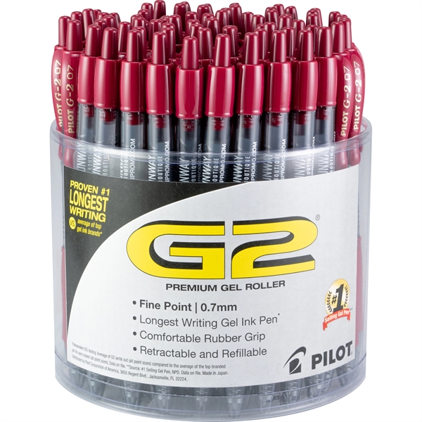 American's #1 selling G2 Gel pen 72 piece tub offering. Fine... from ASI 78110 Pilot Corporation Of America / PILOT PEN