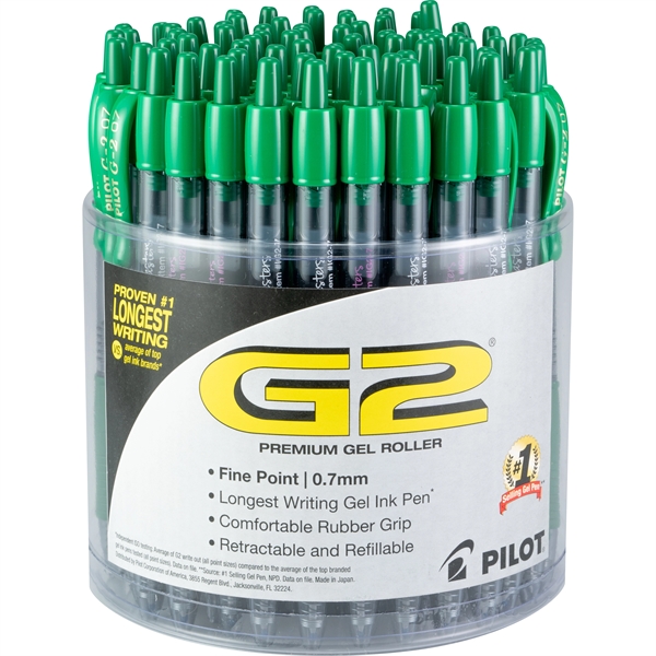 American's #1 selling G2 Gel pen 72 piece tub offering. Fine... from ASI 78110 Pilot Corporation Of America / PILOT PEN