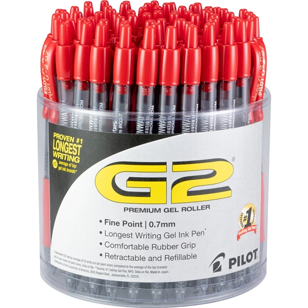 American's #1 selling G2 Gel pen 72 piece tub offering. Fine... from ASI 78110 Pilot Corporation Of America / PILOT PEN