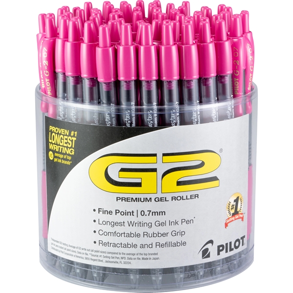 American's #1 selling G2 Gel pen 72 piece tub offering. Fine... from ASI 78110 Pilot Corporation Of America / PILOT PEN