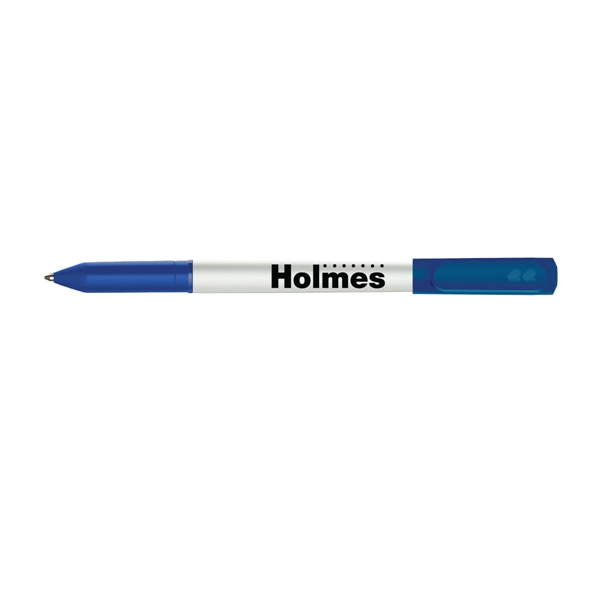 Paper Mate® Write Bros stick pen with a white barrel, blue... from ASI 56070 Gemline / Gemline®