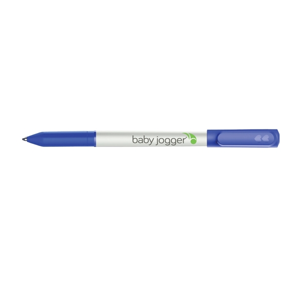 Paper Mate® Write Bros stick pen with a white barrel, blue... from ASI 56070 Gemline / Gemline®