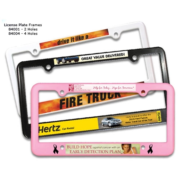 License plate frame, 4 holes, full color digital.... from ASI 30270 Aakron Line