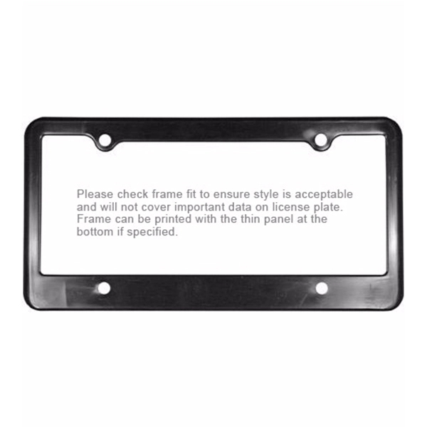 License plate frame, 4 holes, full color digital.... from ASI 30270 Aakron Line