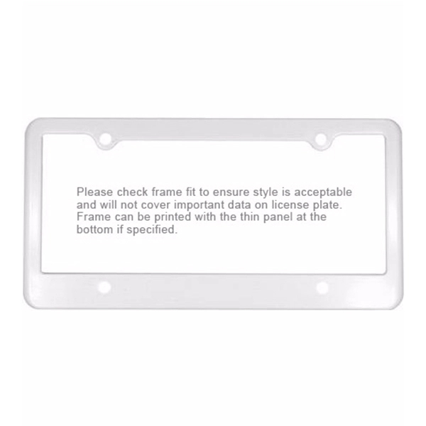 License plate frame, 4 holes, full color digital.... from ASI 30270 Aakron Line