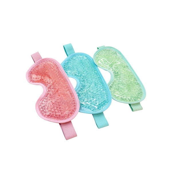 7.87" x 3.94" PVC gel bead eye mask with stretch headband.... from ASI 37218 Athena Promo (tm)