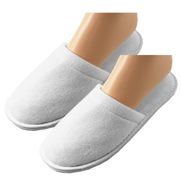 Soft, terry comfy slippers for men and women.... from ASI 90160 Suntex Industries