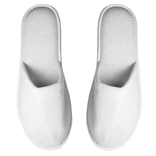 Soft, terry comfy slippers for men and women.... from ASI 90160 Suntex Industries