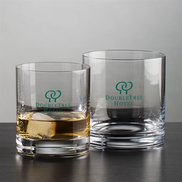 Traditional On-the-rocks glass in Lead-Free Crystalline features a thick sham base,... from ASI 84592 St Regis Group