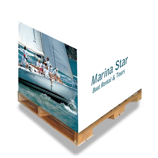 Adhesive memo cube with titanium white paper and full color side... from ASI 56950 Gill Studios Inc / Gill-Line®