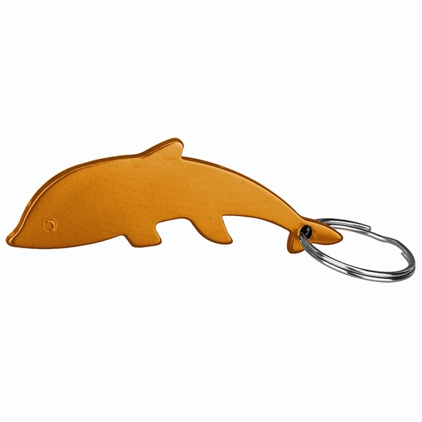 Dolphin Shaped Bottle Opener Keychain Key Holder... from ASI 74585 Nu Promo International / Nu Promo Line
