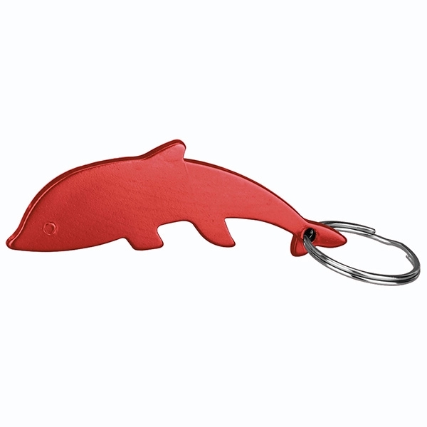 Dolphin Shaped Bottle Opener Keychain Key Holder... from ASI 74585 Nu Promo International / Nu Promo Line