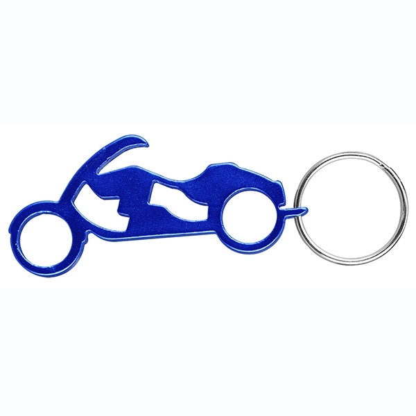 Motorcycle Shaped Bottle Opener Keychain Key Holder Motobike... from ASI 74585 Nu Promo International / Nu Promo Line
