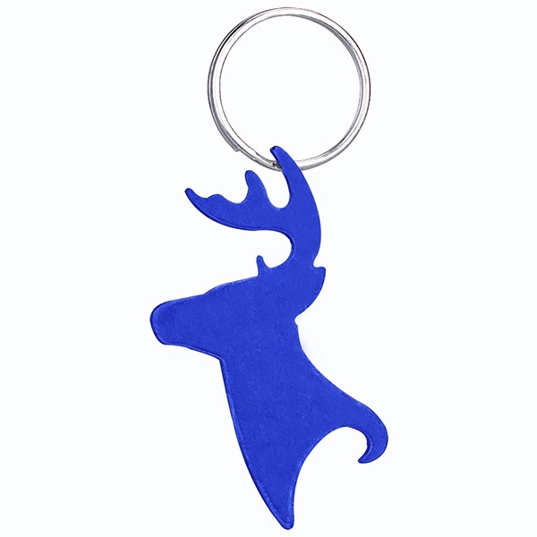 Deer Head / Moose / Elk Shaped Bottle Opener Keychain Key... from ASI 74585 Nu Promo International / Nu Promo Line