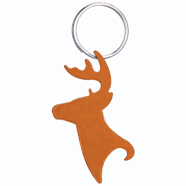 Deer Head / Moose / Elk Shaped Bottle Opener Keychain Key... from ASI 74585 Nu Promo International / Nu Promo Line