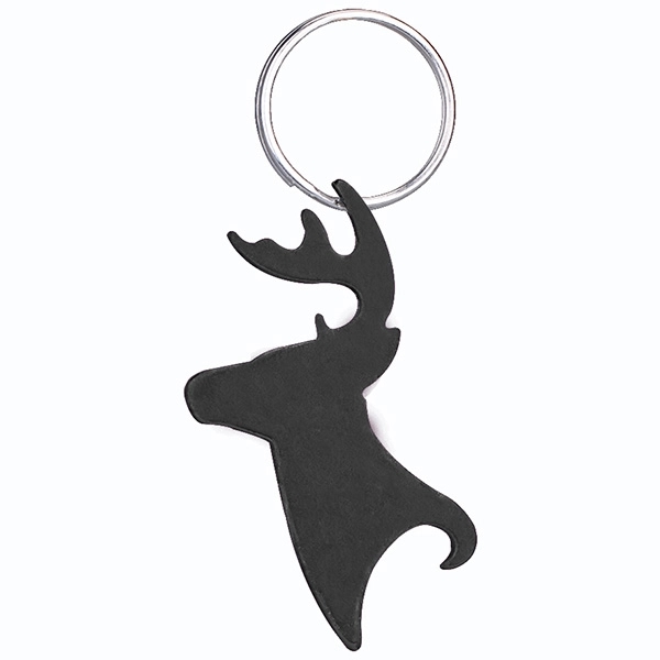 Deer Head / Moose / Elk Shaped Bottle Opener Keychain Key... from ASI 74585 Nu Promo International / Nu Promo Line