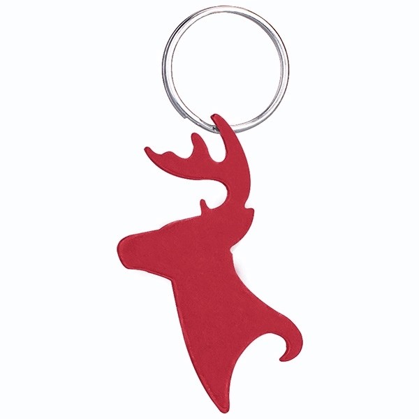 Deer Head / Moose / Elk Shaped Bottle Opener Keychain Key... from ASI 74585 Nu Promo International / Nu Promo Line