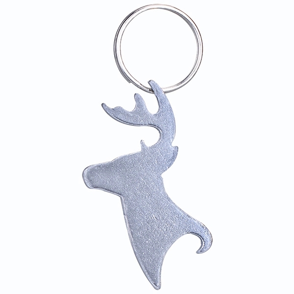 Deer Head / Moose / Elk Shaped Bottle Opener Keychain Key... from ASI 74585 Nu Promo International / Nu Promo Line