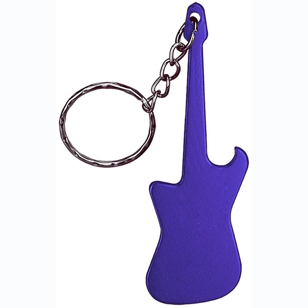 Guitar Shaped Bottle Opener Keychain Key Holder... from ASI 74585 Nu Promo International / Nu Promo Line