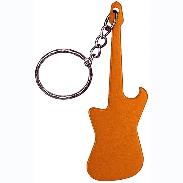 Guitar Shaped Bottle Opener Keychain Key Holder... from ASI 74585 Nu Promo International / Nu Promo Line