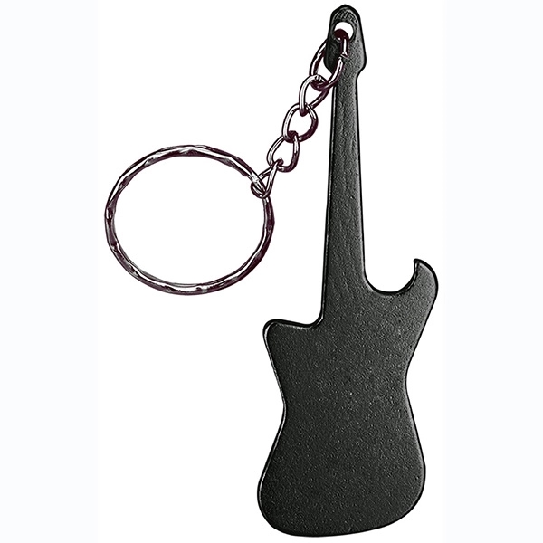 Guitar Shaped Bottle Opener Keychain Key Holder... from ASI 74585 Nu Promo International / Nu Promo Line