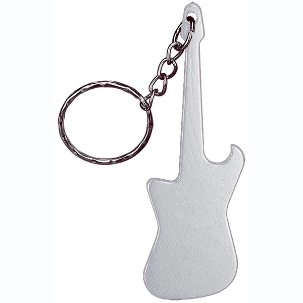 Guitar Shaped Bottle Opener Keychain Key Holder... from ASI 74585 Nu Promo International / Nu Promo Line