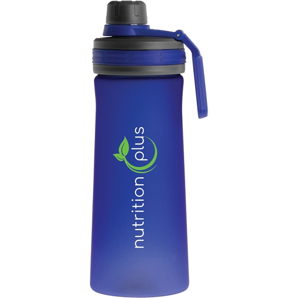 27 oz. plastic water bottle with a twist on/off swivel lid... from ASI 71920 Moderne Glass Company Inc / Glass America®