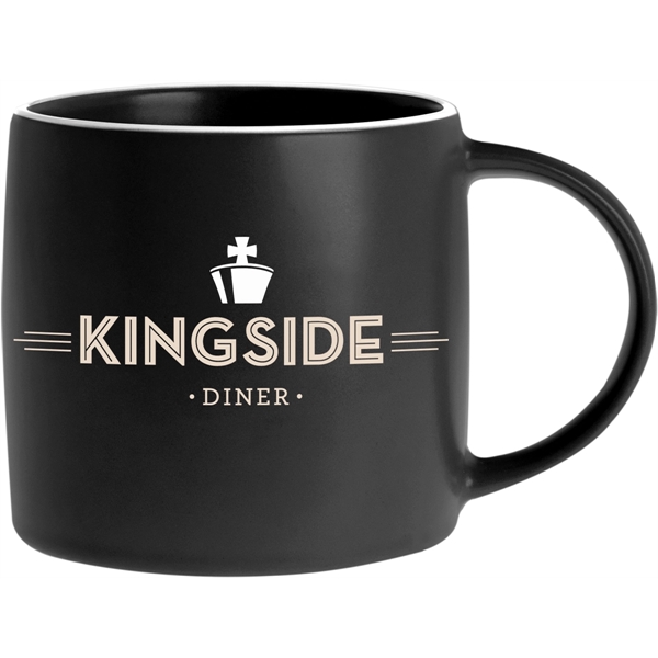 17 oz. ceramic mug in earth-tone colors with a smooth, matte-style... from ASI 71920 Moderne Glass Company Inc / Glass America®