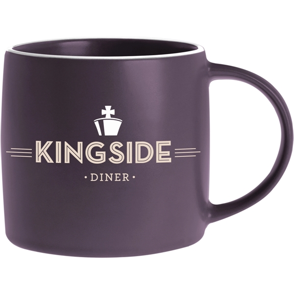 17 oz. ceramic mug in earth-tone colors with a smooth, matte-style... from ASI 71920 Moderne Glass Company Inc / Glass America®