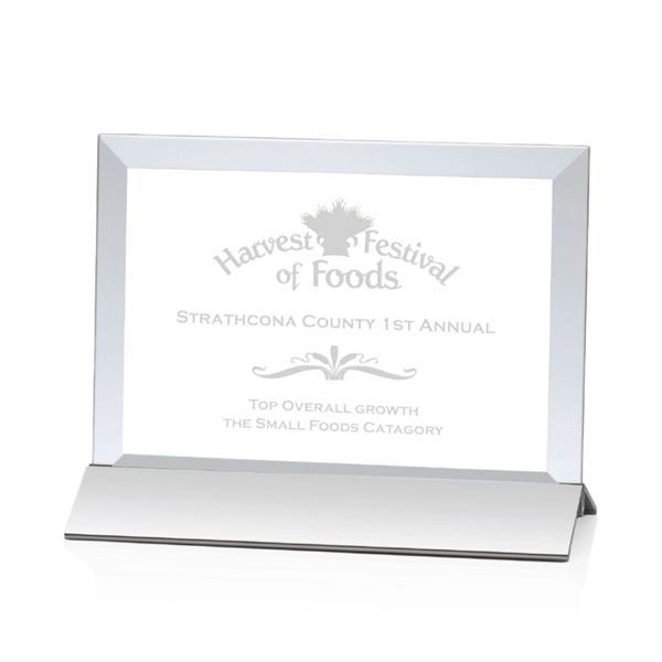 An elegant pane of starfire crystal is beveled, then mounted in... from ASI 84592 St Regis Group / St Regis