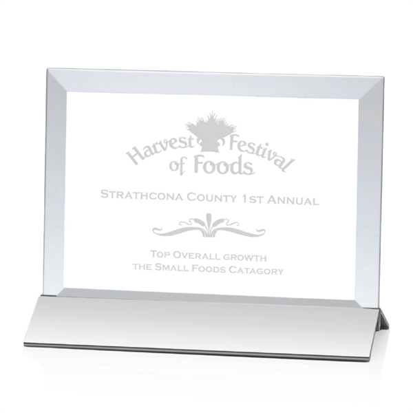 An elegant pane of starfire crystal is beveled, then mounted in... from ASI 84592 St Regis Group / St Regis