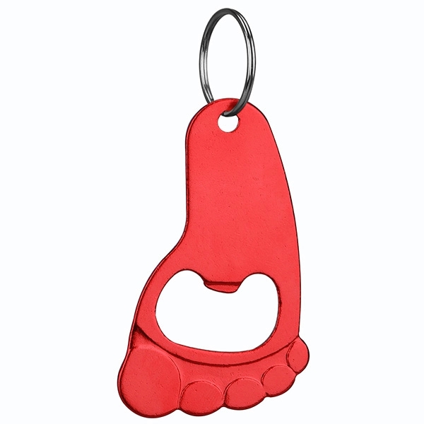 Foot Shaped Bottle Opener Keychain Key Holder Motobike... from ASI 74585 Nu Promo International / Nu Promo Line