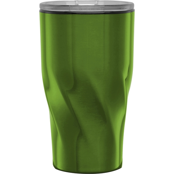 16 oz. travel tumbler with double-walled stainless steel construction with black... from ASI 71920 Moderne Glass Company Inc / Glass America®