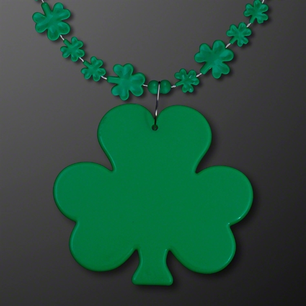 Lil' Shamrock Beads with Medallion (NON-Light Up); Imprint Pricing... from ASI 34194 ALightPromos