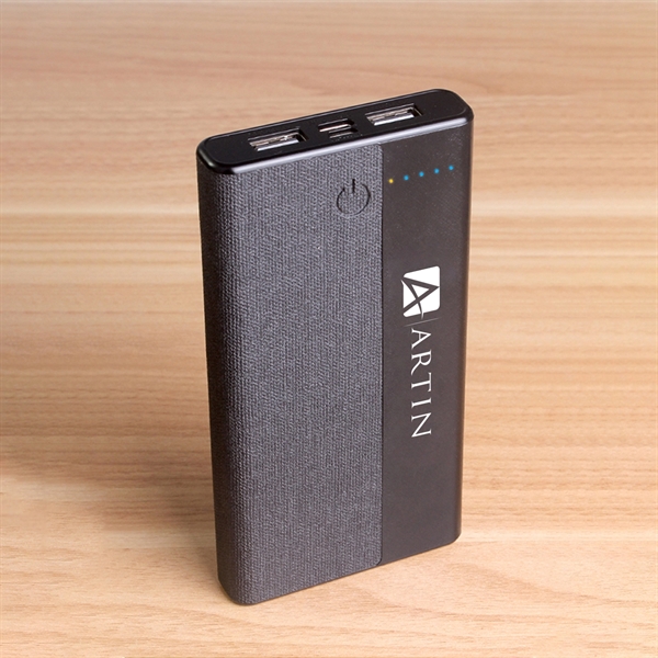 5 1/4" x 2 3/8" x 3/4" plastic and PU 10000mAh... from ASI 91435 Tomax USA / Tomax