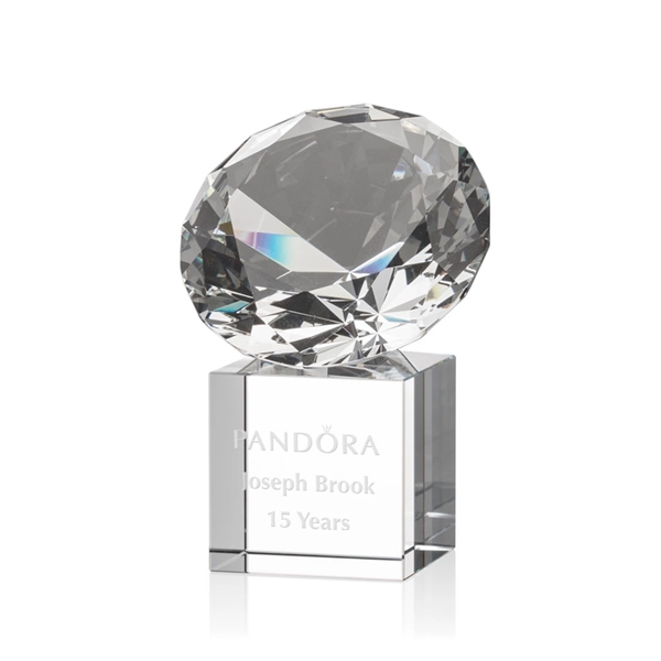 This award features a stunning diamond gemstone mounted onto a reflective... from ASI 84592 St Regis Group / St Regis
