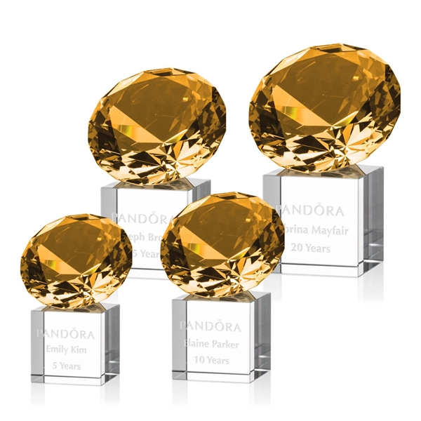 This award features a stunning amber gemstone mounted onto a reflective... from ASI 84592 St Regis Group / St Regis