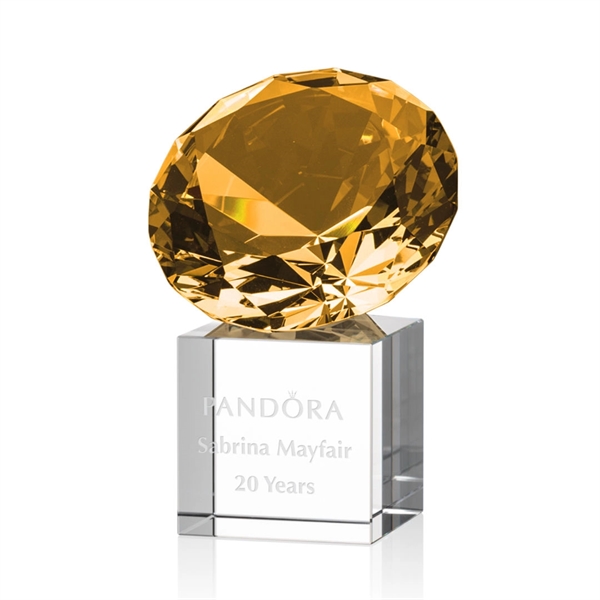 This award features a stunning amber gemstone mounted onto a reflective... from ASI 84592 St Regis Group / St Regis