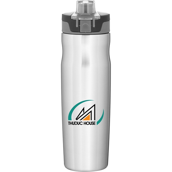 16.9 oz double wall 18/8 stainless steel thermal bottle with copper... from ASI 51197 ETS Express, LLC