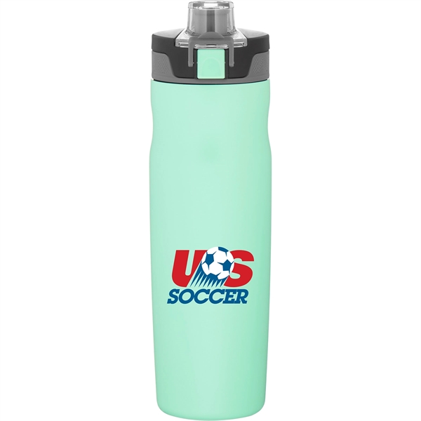 16.9 oz double wall 18/8 stainless steel thermal bottle with copper... from ASI 51197 ETS Express, LLC