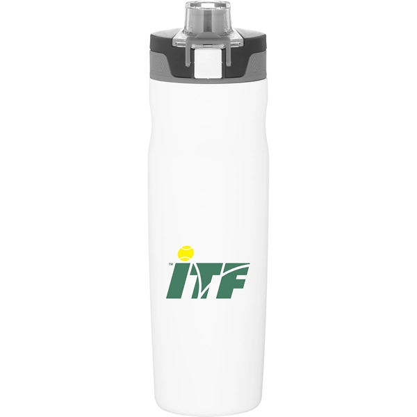 16.9 oz double wall 18/8 stainless steel thermal bottle with copper... from ASI 51197 ETS Express, LLC