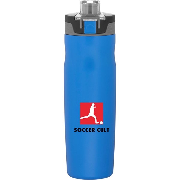 16.9 oz double wall 18/8 stainless steel thermal bottle with copper... from ASI 51197 ETS Express, LLC