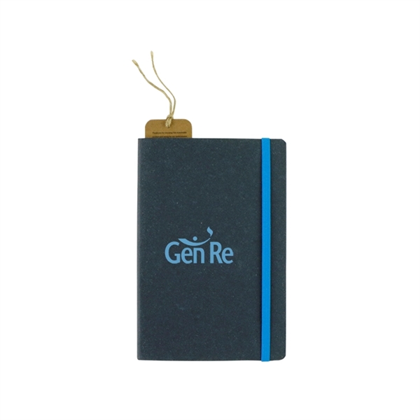 5 1/2" x 8 1/4" 80-sheet notebook with recycled bonded leather... from ASI 88060 Snugz/USA Inc / Sweda®