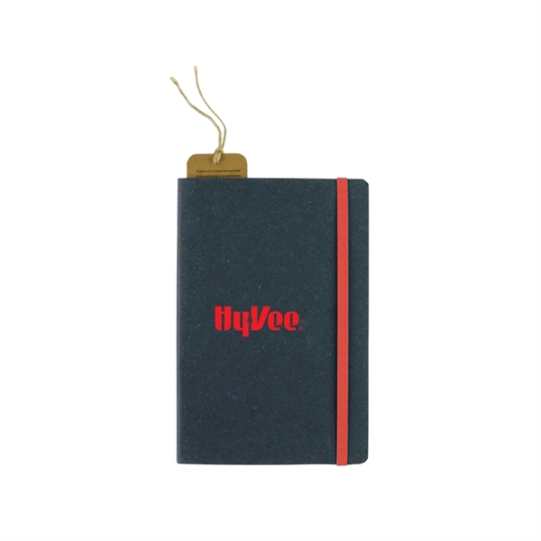 5 1/2" x 8 1/4" 80-sheet notebook with recycled bonded leather... from ASI 88060 Snugz/USA Inc / Sweda®