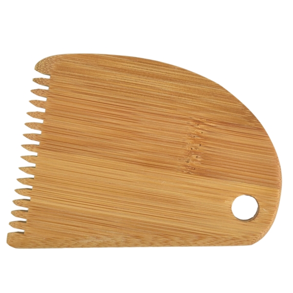 Bamboo surf comb that measures 3.9" x 3" with customized engraving.... from ASI 72657 Active Life Promo / Action Sports Promo