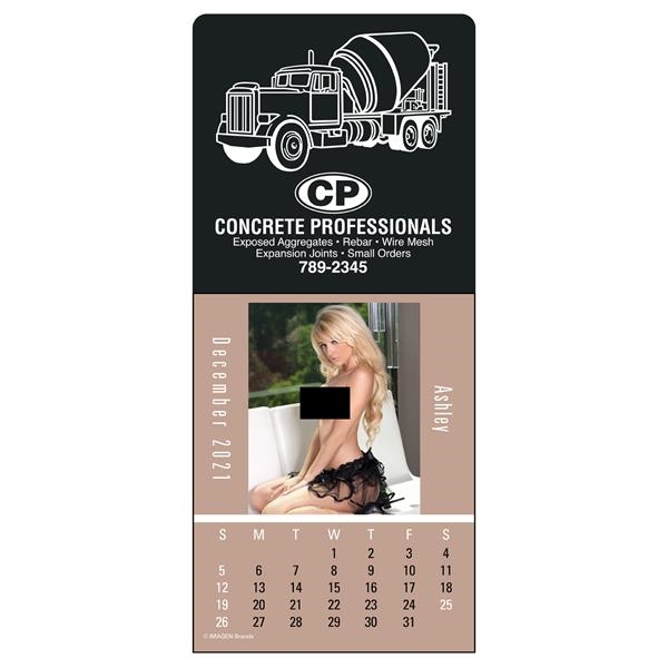 13-month Press-N-Stick header Dream Girls calendar with a sticky backing that... from ASI 93990 IMAGEN Brands